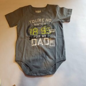 Oshkosh B'gosh Grey Onesie